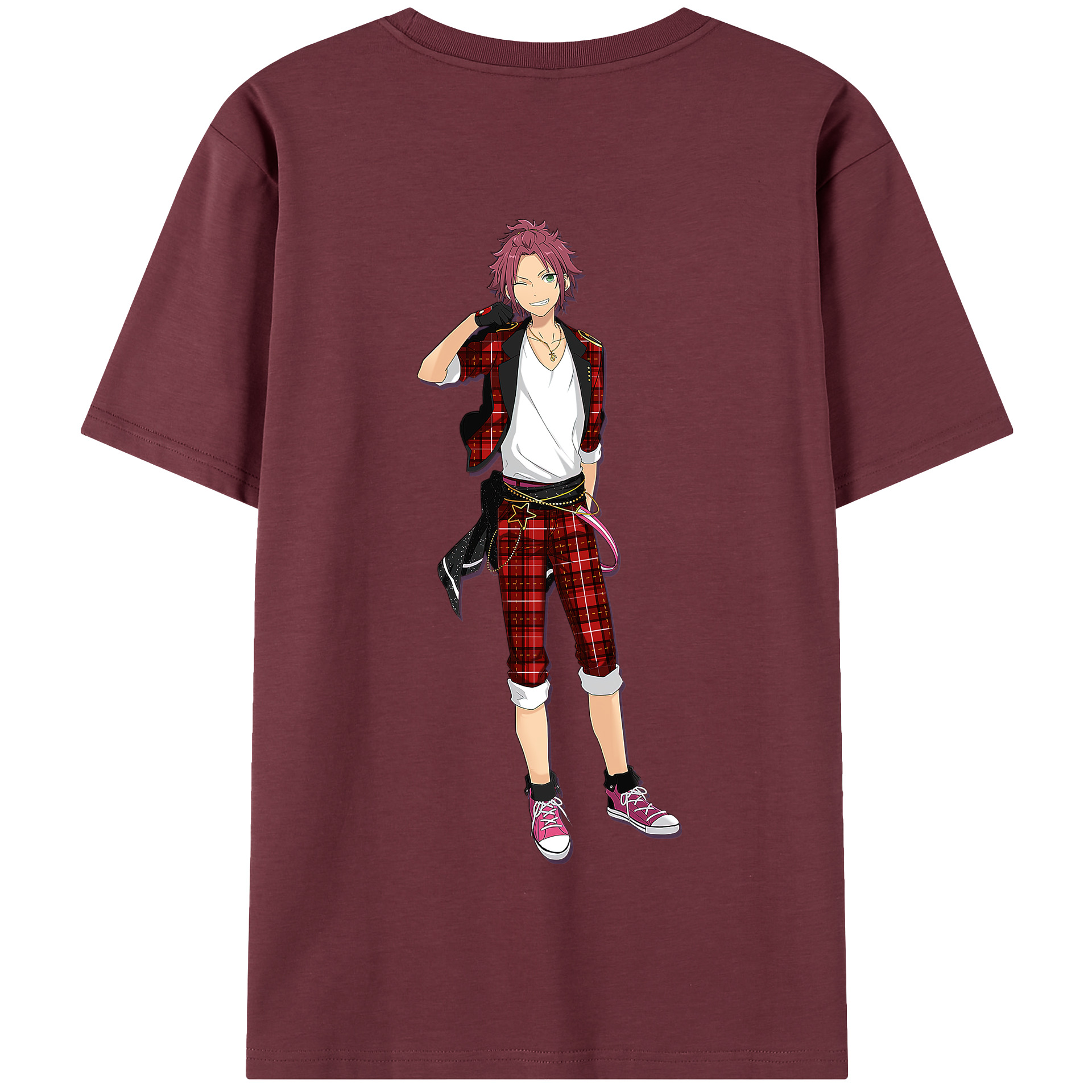 （画像用） あんさんぶるスターズ! Ensemble Stars 綿100％半袖Tシャツ（背面プリント）